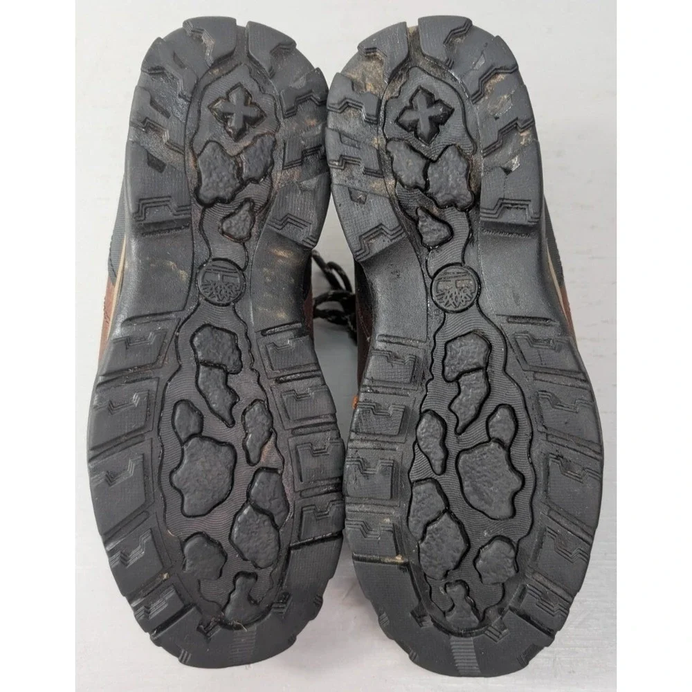 Timberland Boots Youth Boys Size US6 Brown Leather‎ Shoes Hiking Outdoor 22913